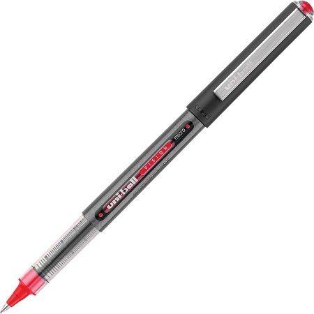 Stylo à bille roulante Vision™ Pointe Micro. À l'unité rouge