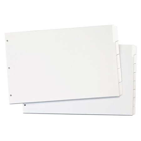 Intercalaires Write 'n Erase® 11 x 17" 8 onglets