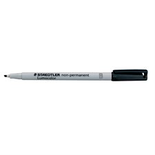 Lumocolor® Non Permanent Marker Chisel tip, 1 or 2.5 mm. black