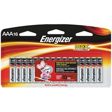 Max Alkaline Batteries AAA package of 16