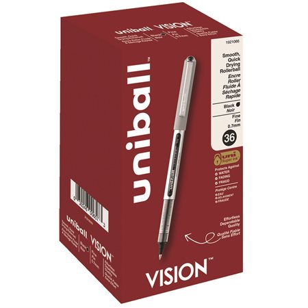 Vision™ Rollerball Pen Fine point. Box of 36 black