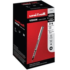 Vision™ Rollerball Pen Fine point. Box of 36 black