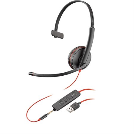 Blackwire C3200 Series Headset C3215 - Monaural
