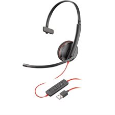 Casque téléphonique Blackwire 3200 Series C3210 - Écouteur simple USB-A