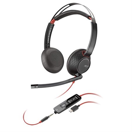 Blackwire 5200 Series Phone Headset C5220 - binaural headset