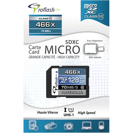 Carte mémoire MicroSD 128 Go