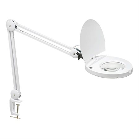 Lampe pince loupe LED blanc