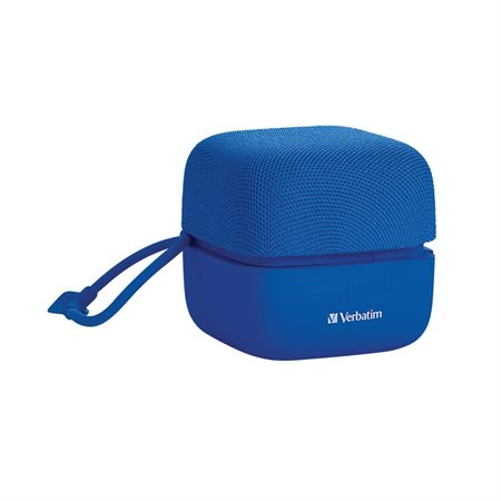 Haut-parleur Bluetooth Cube bleu