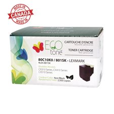 Remanufactured Toner Cartridge (Alternative to Lexmark 801S) black