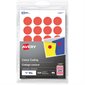 Self-Adhesive Colour Coding Labels red