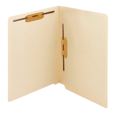 Coloured End Tab Fastener Folders with Shelf-Master® Reinforced Tab manila