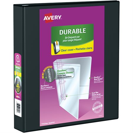 Durable View Presentation Binder 1-1 / 2 in. black