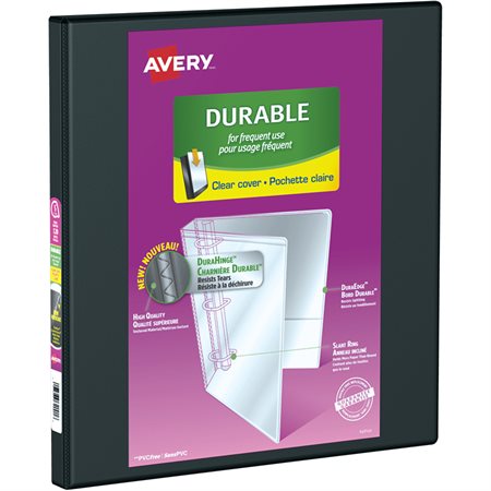 Durable View Presentation Binder 1 / 2 in. black