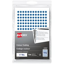 Self-Adhesive Colour Coding Labels blue