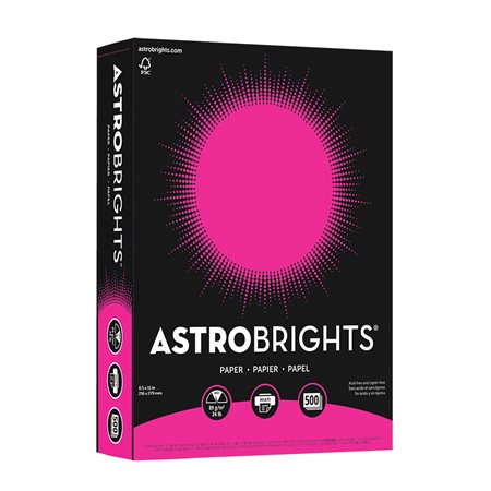 Papier de couleur Astrobrights® fuschia