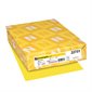 Papier couverture de couleur Astrobrights® jaune solaire