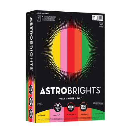 Astrobrights® Coloured Paper vintage