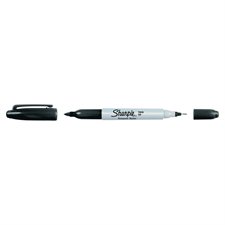 Twin Tip Permanent Marker Sold individually black