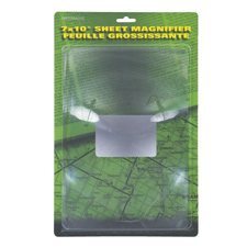 Loupe-carte Feuille-loupe, 7 x 10”.