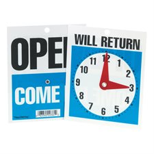 Reversible Sign Clock English