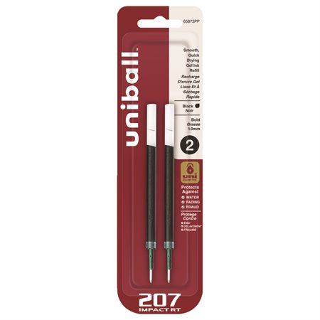 Recharge pour stylo à bille rétractable Signo 207 Impact noir