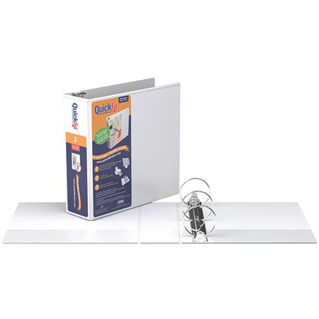 QuickFit® Presentation Binder 3 in. white