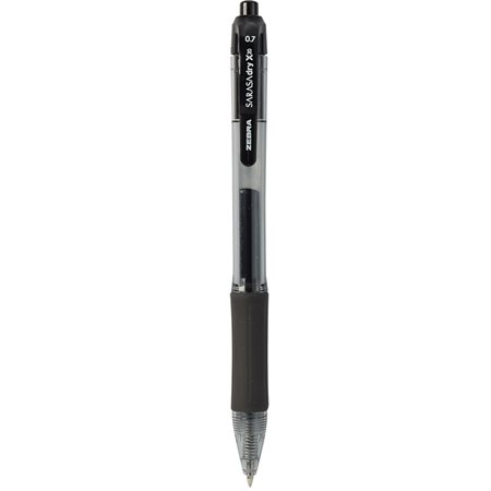 Stylo à bille roulante rétractable Sarasa® 0,7 mm noir