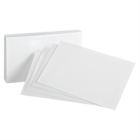 White Index Cards Blank 8 x 5"