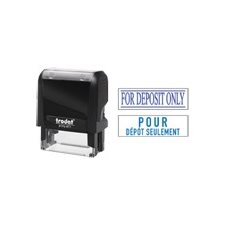 Original Printy 4.0 4911 Self-Inking Large Size Stamp for deposit only