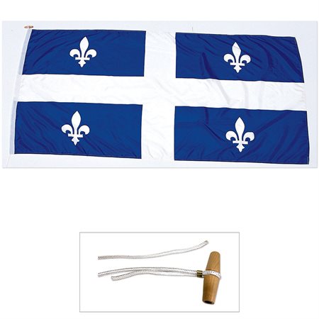 Drapeau du Québec 27 x 54"