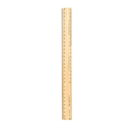 Règle en bois