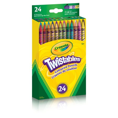 Crayola Twistables Coloured Pencils - 24 Count