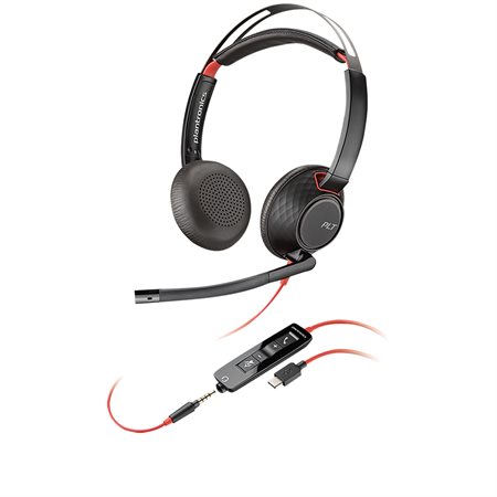 Blackwire 5200 Series Phone Headset C5220C - binaural headset