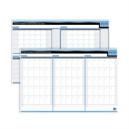 Undated Reversible Wall Planner 3-month / 4-month: horizontal 24 x 36 in.