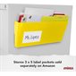 Magnetic Legal Wall Pocket - Assorted Colors