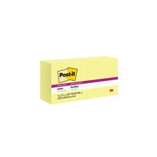 Feuillets super collants Post-it® 12 blocs 3 x 3 po.