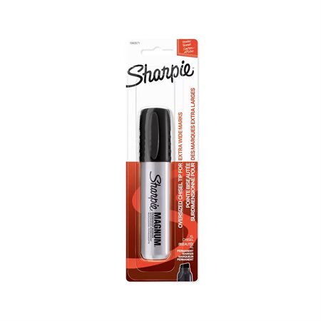 Marqueurs permanents Sharpie Magnum - pointe biseautée 