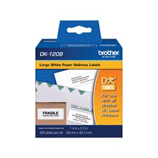 Labels for QL Printers Address 1-1/2" x 3-1/2" (400)