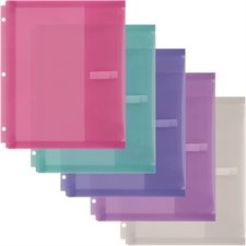 Binder Pouch Translucent, assorted colours.