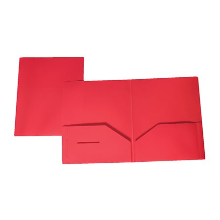 Couverture de présentation rouge