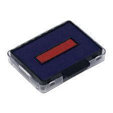 6 / 50 Replacement Stamp Pad blue / red