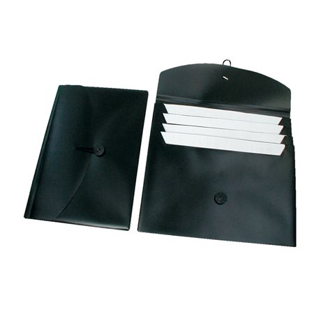 4-Pocket Expanding File black