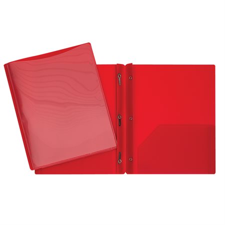 Couverture de présentation rouge