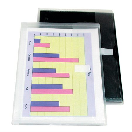 Translucent Expandable Envelope Velcro closure. letter