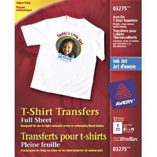 White T-shirt transfers