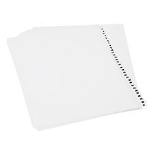 Poly Pre-Printed Dividers 1-31