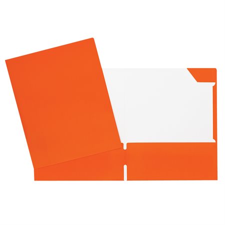 Couverture de présentation orange