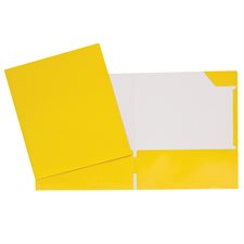 Couverture de présentation jaune