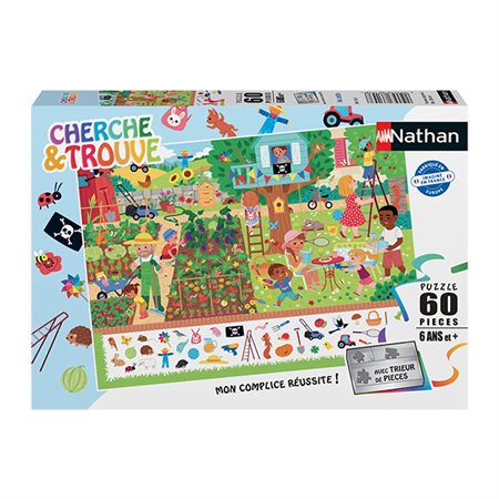 C.T 60 MCX CHERCHE ET TROUVE AU JARDIN