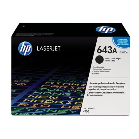 Cartouche de toner HP 643A noir